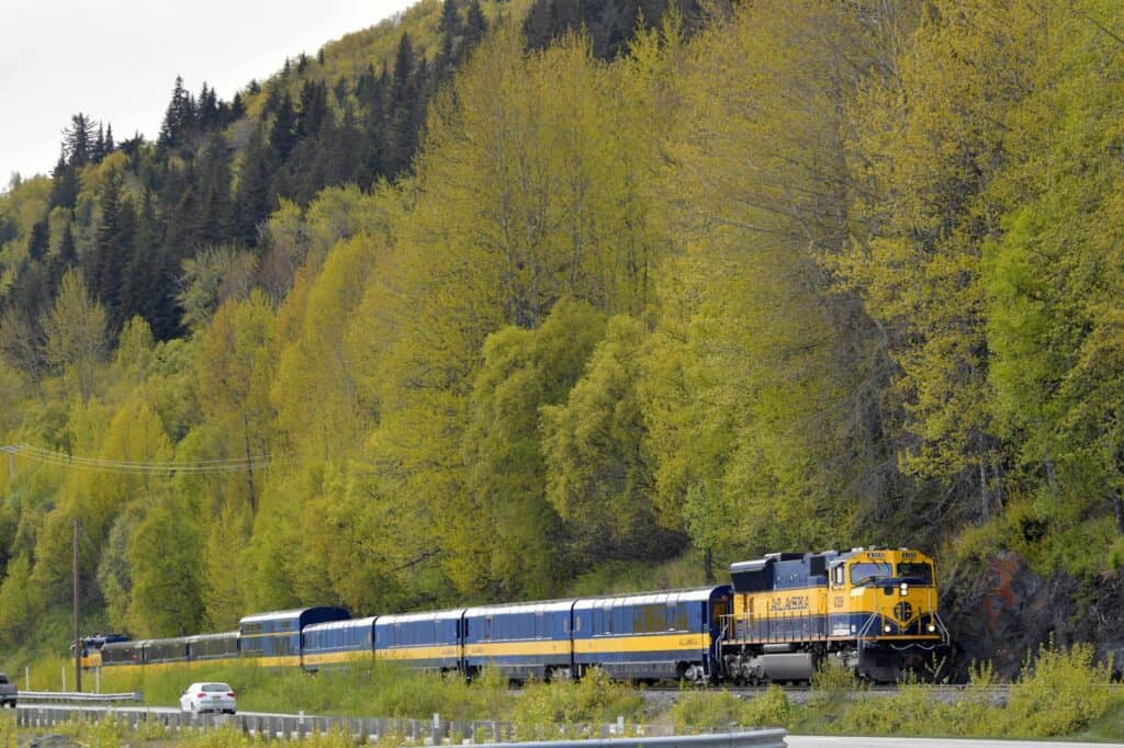 alaska passenger train